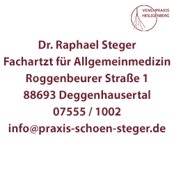 Dr Raphael Steger Deggenhausertal